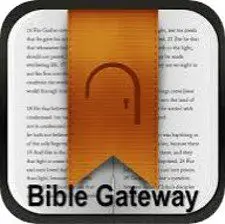 A picture of the bible gateway app.