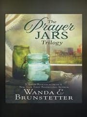 A book cover with jars and windows in the background.