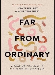 A book cover with the title " far from ordinary ".