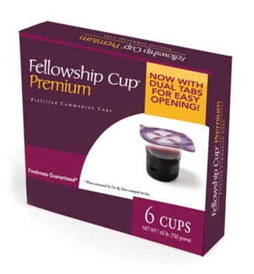 A box of coffee cups with the lid up.